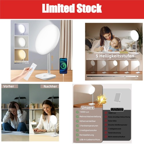 Lampe luminothérapie 15000 - de,