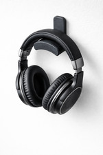 Support casque mural noir –