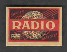 Antique Austria MM336 Radio Match Labels 