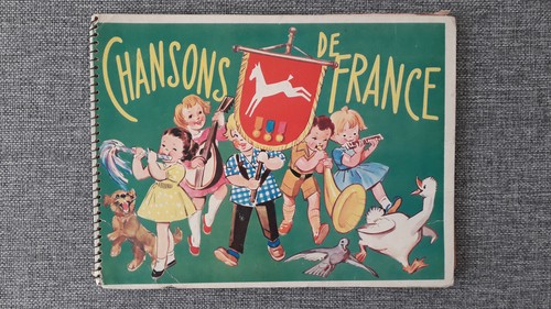 Livre ancien chansons - livre, de