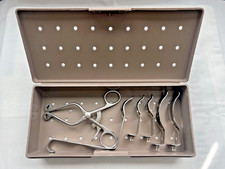 6 Piece Set Parks Self Retaining Anal Retractor Speculum  w/ Case