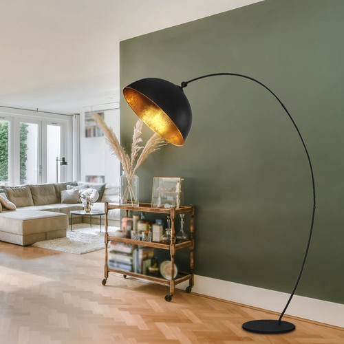 Design lampadaire feuilles - feuilles, or
