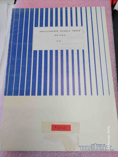 Ox710 oscilloscope metrix - ox710, c