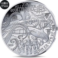 [#475326] France, 10 Euro, L'art de la plume, Jules Verne - Vingt Mille Lieues s