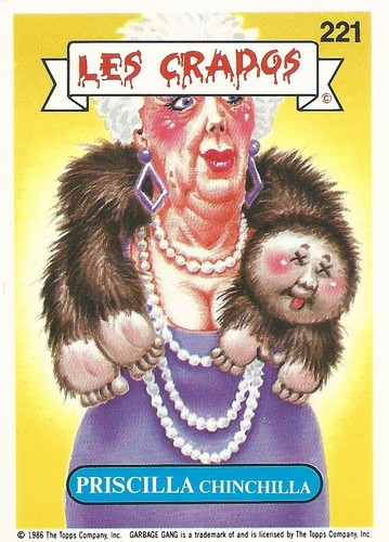Carte les crados priscilla - "les, crados"