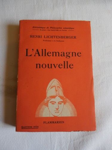 Livre allemagne nouvelle - l'allemagne,