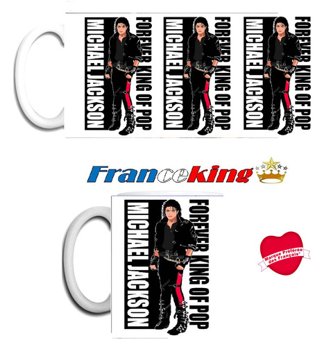 Mug michael jackson king - jackson, le