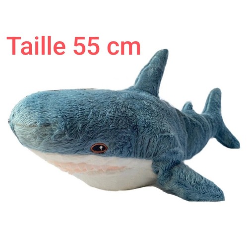 Peluche requin douce - requin, cm