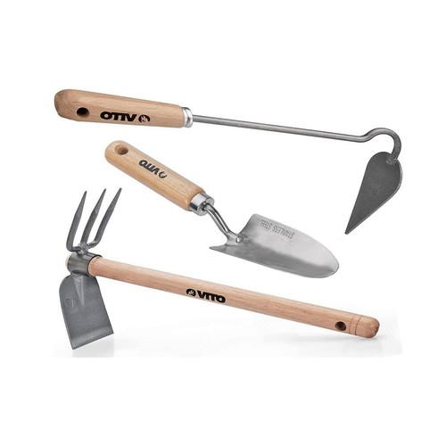 Kit outils jardin manche - 3,