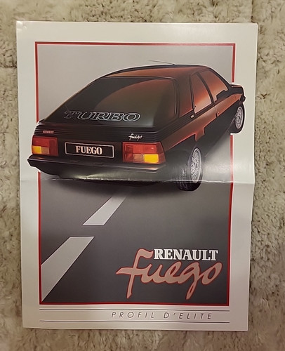 Brochure renault fuego - brochure, année