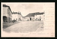 Old postcard Liverdun, Place de la fontaine 1902 