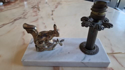 Lampe ancienne marbre - lampe,