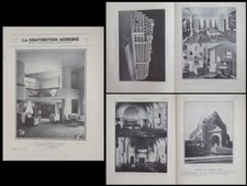 CONSTRUCTION MODERNE 39 1932 ART DECO, ROUX SPITZ, BUREAU POSTE PARIS, NANTERRE