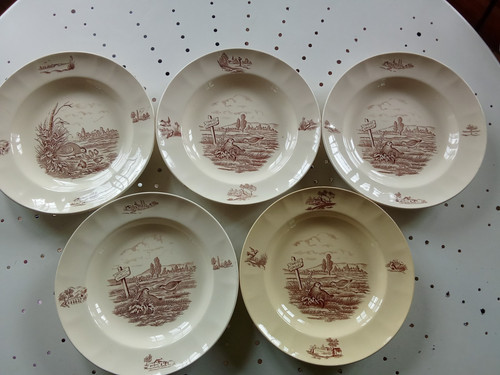 Lot assiettes creuses - lot,