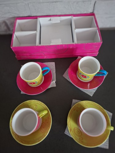 Lot tasses café avec - tasses, à