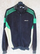 Veste ADIDAS CHALLENGER vintage noir Ventex jacket 80's 1984 sport 186 XL