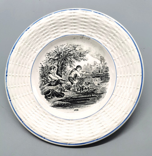 Assiette parlante les mois - parlante,