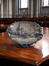  Vintage Metal Ashtray Made in France