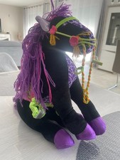 Manhattan Toy Groovy Girls Midnight Black Star Horse Plush Toy SOUNDS WORK!