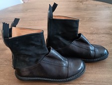 BOTTINES TRIPPEN CUIR NOIR -