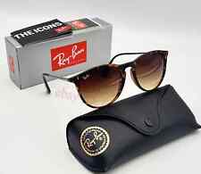 Ray-Ban Erika RB4171 Women’s Sunglasses Tortoise Frame Brown Gradient Lens 54mm