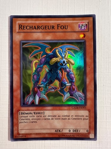 Carte rechargeur fou - gi, oh