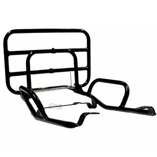 Porte bagages noir vespa - porte-bagages, pk