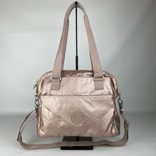 Kipling Felicity Rose Gold Metallic Crossbody Shoulder Bag Zip Top