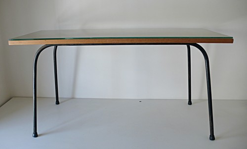 Table basse design 1950 pierre - table,
