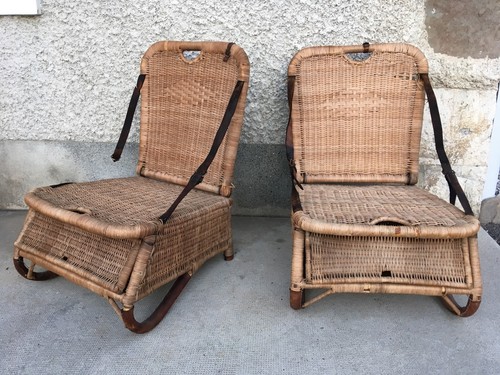 Ancienne paire fauteuils de - ancienne,