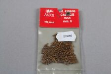 ZC3080 Amati 4104/06 Miniature Boat Fitting Walnut Walnut Pins