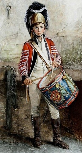 Toile tableau soldat - tableau,