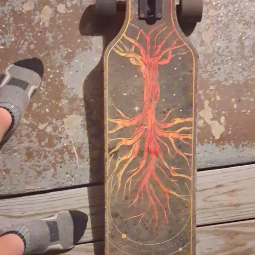 Complete longboard skateboard - longboard,