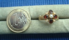 F T Belle Bague Or Massif 9K