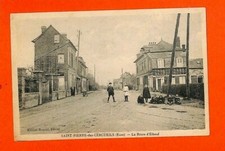 SAINT-PIERRE-DES-CERCUEILS (27) CPA / ROUTE D'ELBEUF