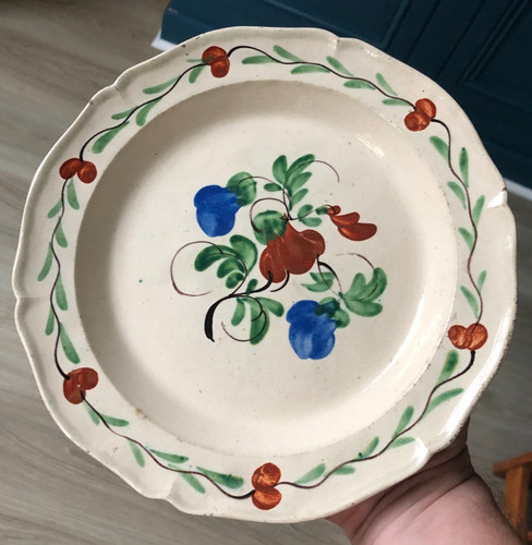 Ancienne assiette faïence - assiette,