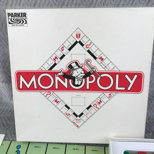 Jeu monopoly parker - monopoly, vintage