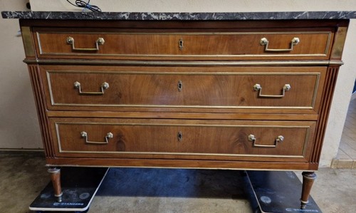 Commode acajou placage - acajou,