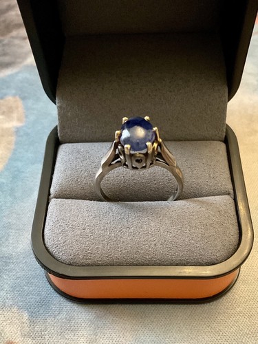Véritable saphir bleu - ,