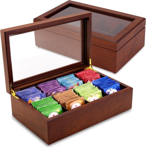 Boîte thé luxe bois rosewood - luxe,