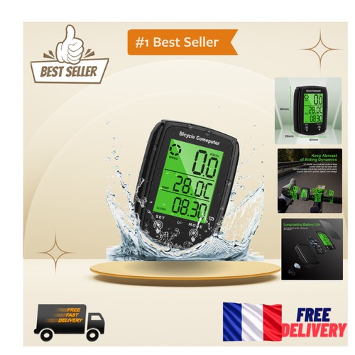 Compteur vélo led - vélo,