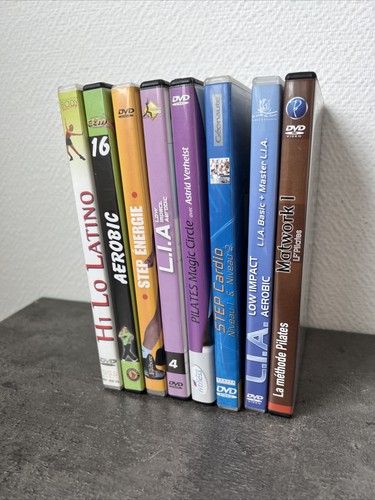 Lot dvd aerobic step - lot, de