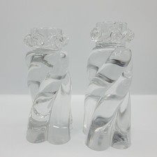 Crystal Candle Holders Chandelier Art Deco Baccarat Model Aladdin with Flaws