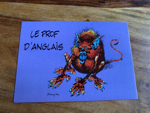 Carte postale 15x10 franquin - postale,