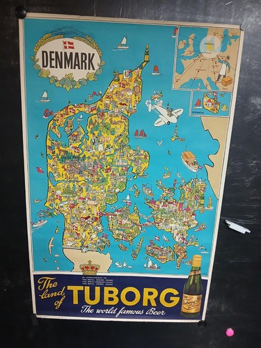 Affiche biere tuborg - affiche, danemark