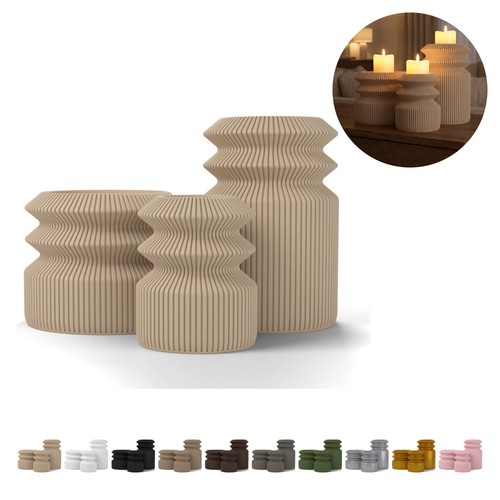 Bougeoirs pour bougies led - bougeoirs,