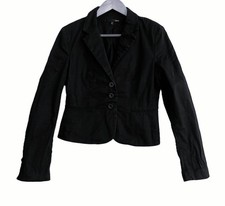 Veste noire à épaulettes. Etam. Coton. Taille 36