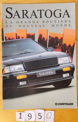 Chrysler saratoga prospectus - chrysler,