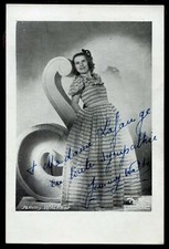 AUTOGRAPH - DEDICATION - CINEMA - ACTRESS - JEMMY WALKER  