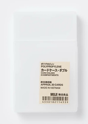 Muji card case holder 30 - card,